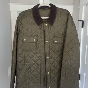 Barbour Quilted Jacket in Olive
